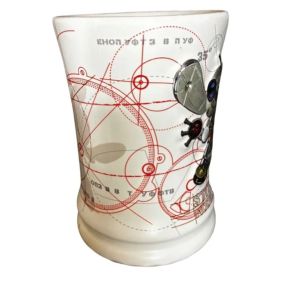 Disney Parks Stitch Model 03 Robot Blueprint Coffee Mug Exclusive - Picture 3 of 6